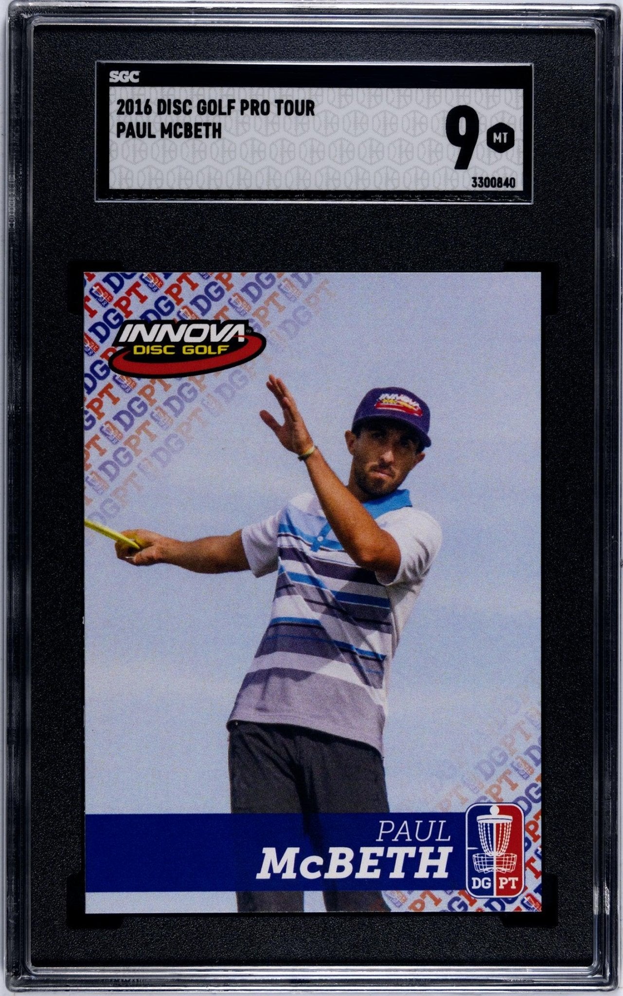 2016 Disc Golf Pro Tour #M5 Paul McBeth Rookie SGC 9 MINT DGPT - Appalachian Disc Golf