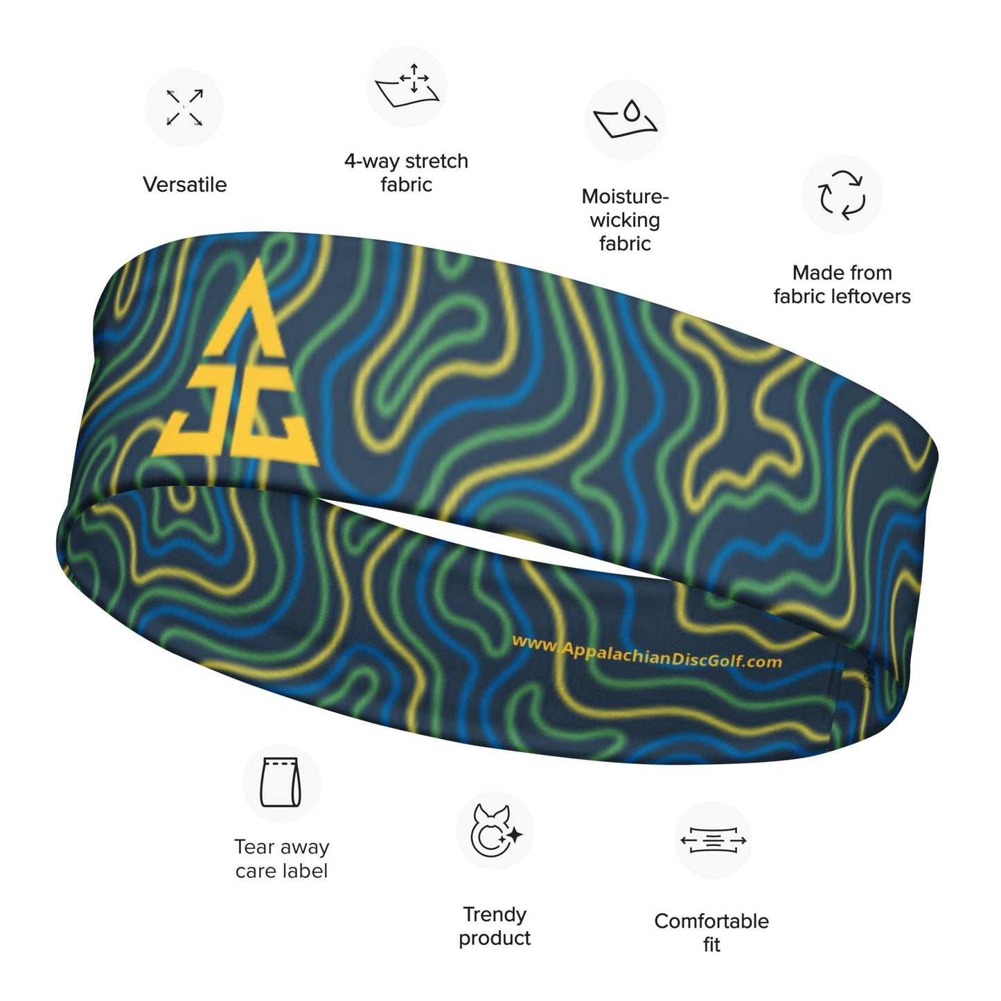 ADG Topagraphy Headband - Appalachian Disc Golf