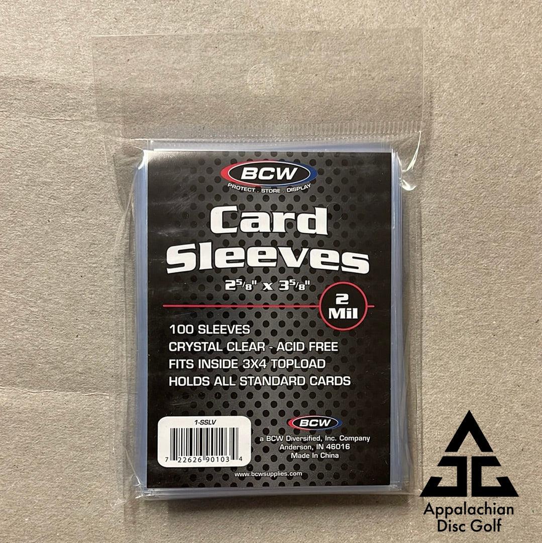 BCW Card Sleeves 2 5/8” x 3 5/8” - Appalachian Disc Golf