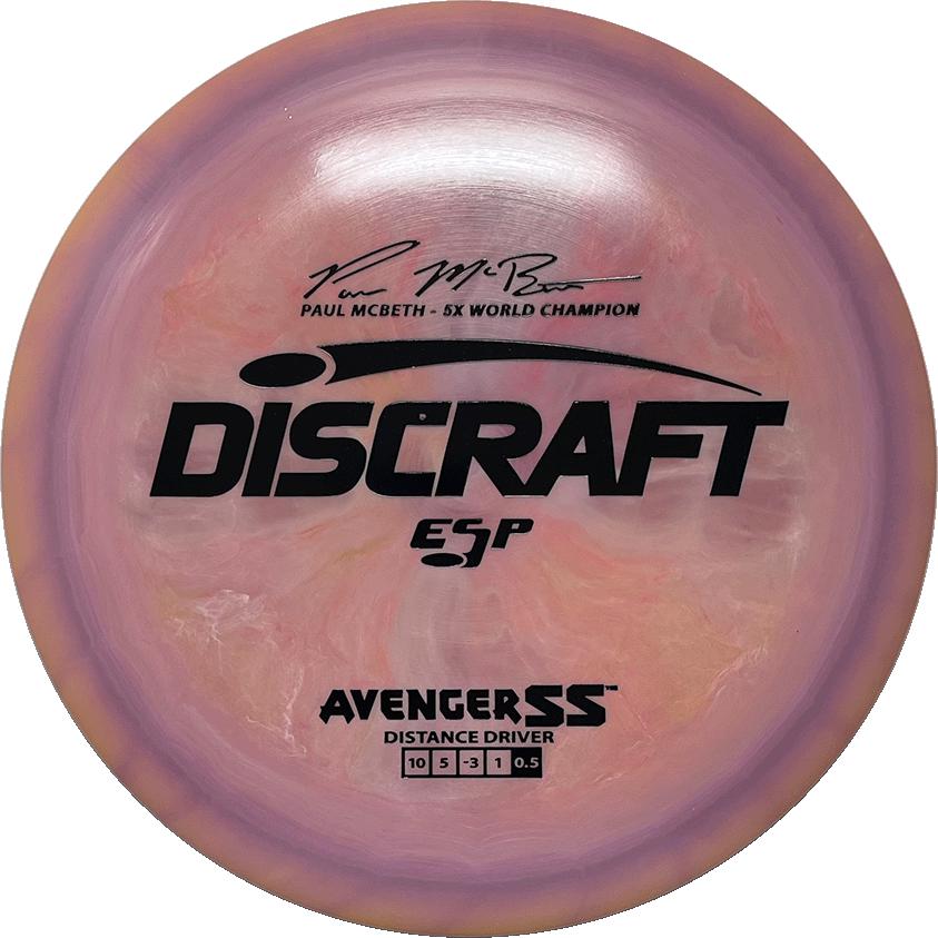 Discraft ESP Avenger SS Distance Driver 10|5|-3|1 Stability 0.5 Paul McBeth - Appalachian Disc Golf