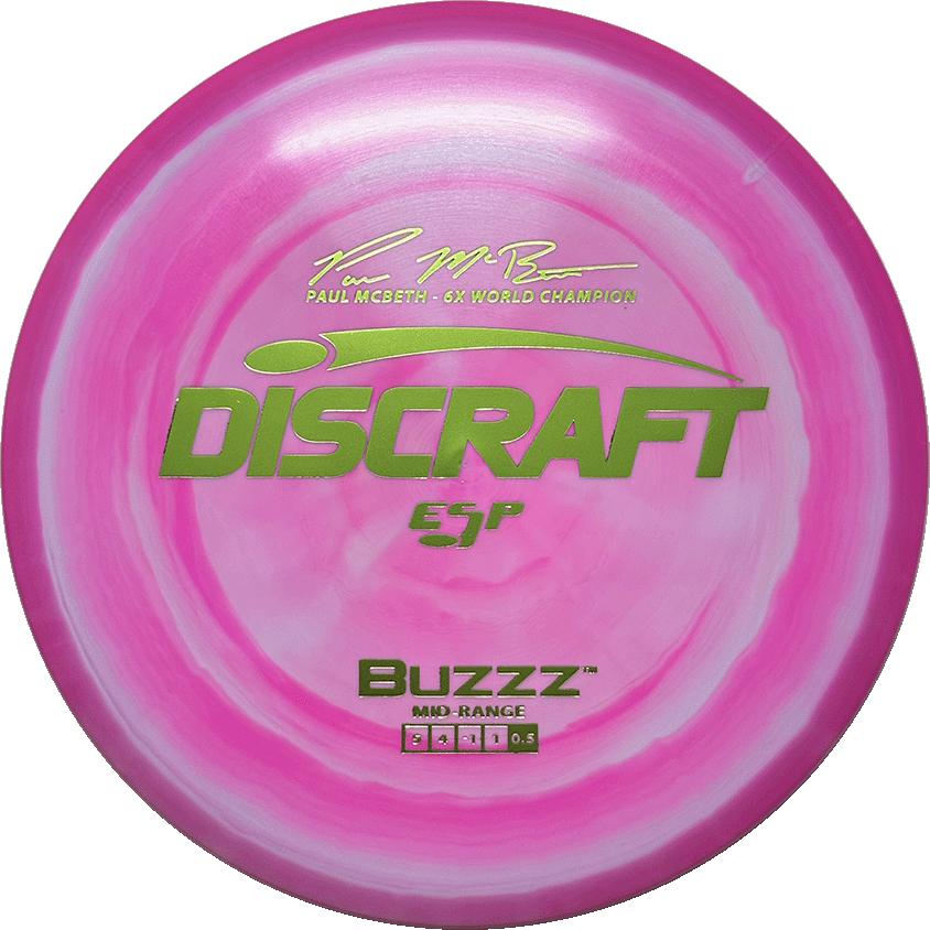 Discraft ESP Buzzz Mid-Range 5|4|-1|1 Stability 0.5 Paul McBeth - Appalachian Disc Golf