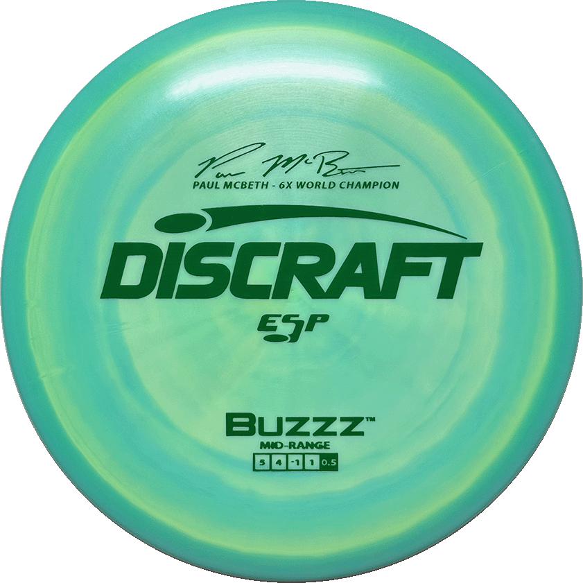 Discraft ESP Buzzz Mid-Range 5|4|-1|1 Stability 0.5 Paul McBeth - Appalachian Disc Golf