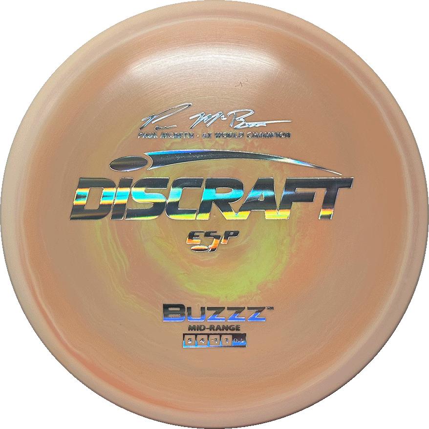 Discraft ESP Buzzz Mid-Range 5|4|-1|1 Stability 0.5 Paul McBeth - Appalachian Disc Golf