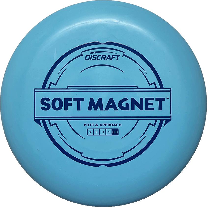 Discraft Soft Magnet Putter Line Putt & Approach 2|3|-1|1 Stability 0.0 - Appalachian Disc Golf
