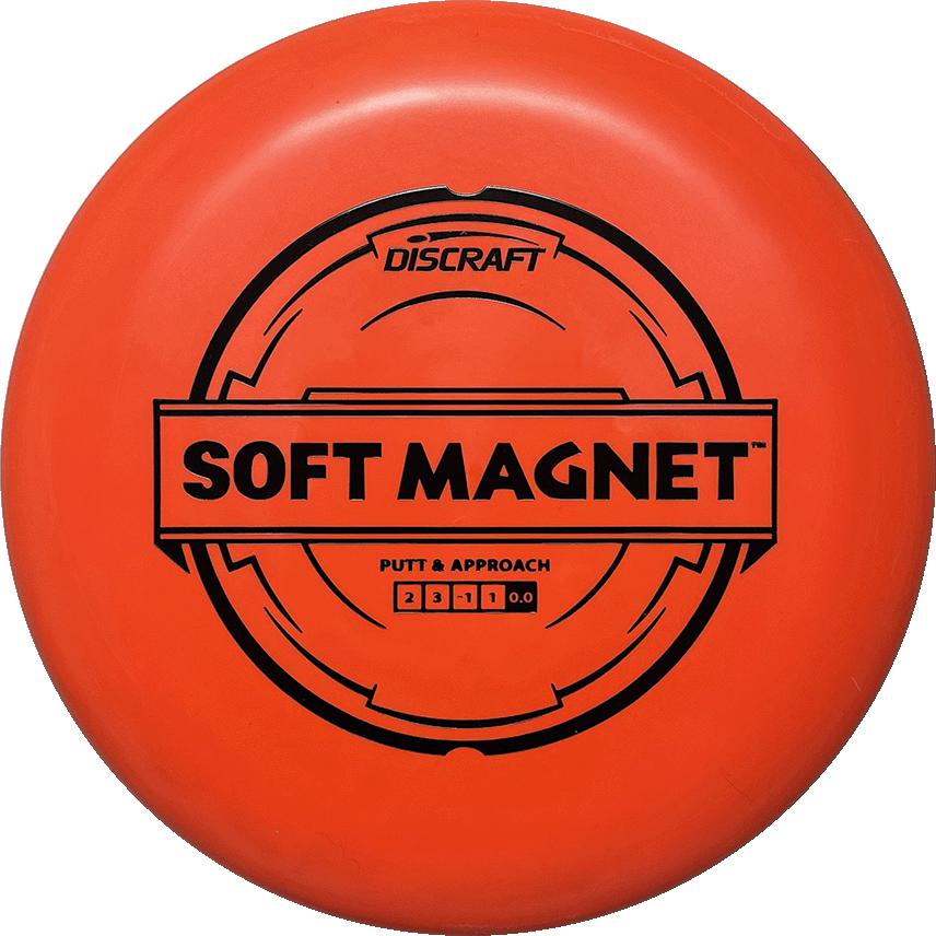 Discraft Soft Magnet Putter Line Putt & Approach 2|3|-1|1 Stability 0.0 - Appalachian Disc Golf
