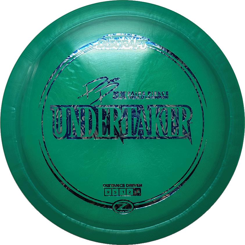Discraft Z Line Undertaker Distance Driver 9|5|-1|2 Stability 1.4 Paige Pierce - Appalachian Disc Golf