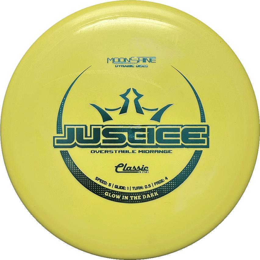 Dynamic Discs Classic Blend Moonshine Justice Overstable Midrange 5|1|0.5|4 - Appalachian Disc Golf