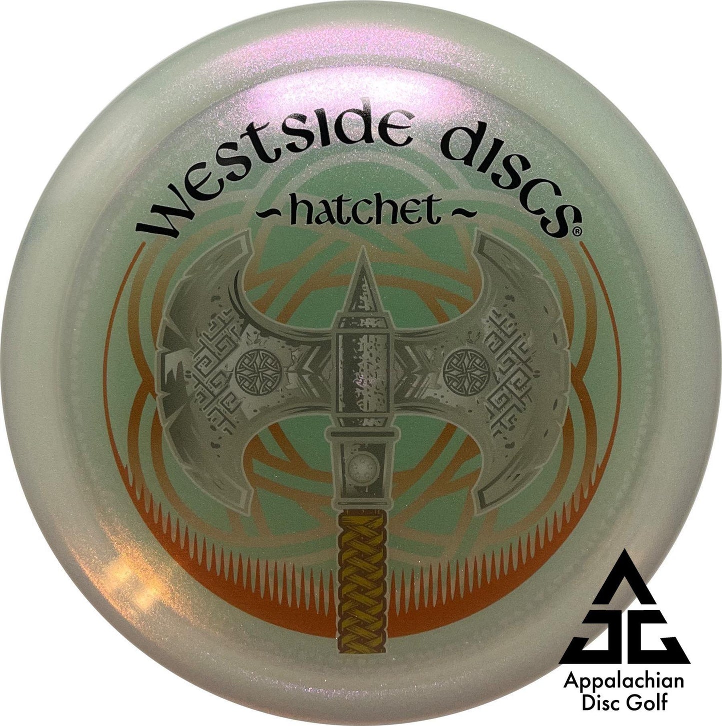 Hatchet VIP Glimmer Fairway Driver 9|6|-2|1 DecoDye - Appalachian Disc Golf
