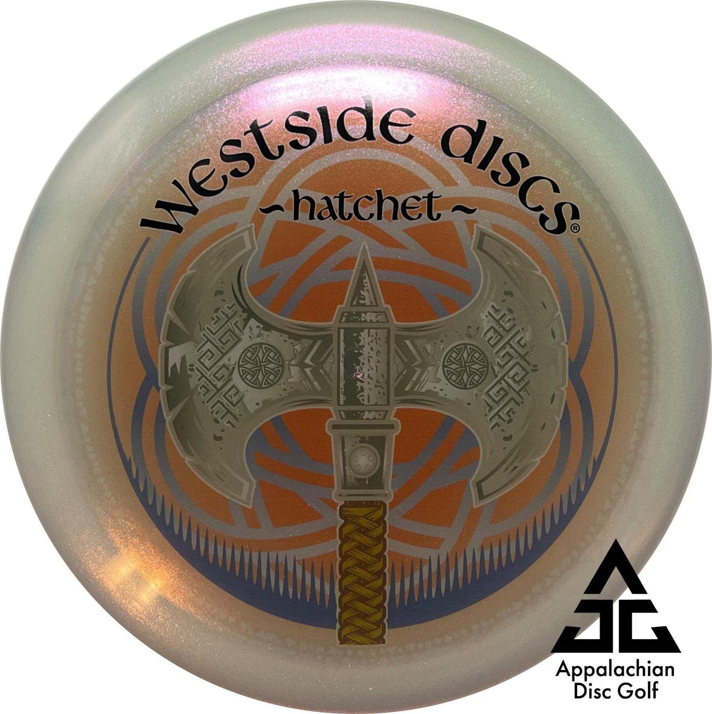 Hatchet VIP Glimmer Fairway Driver 9|6|-2|1 DecoDye - Appalachian Disc Golf