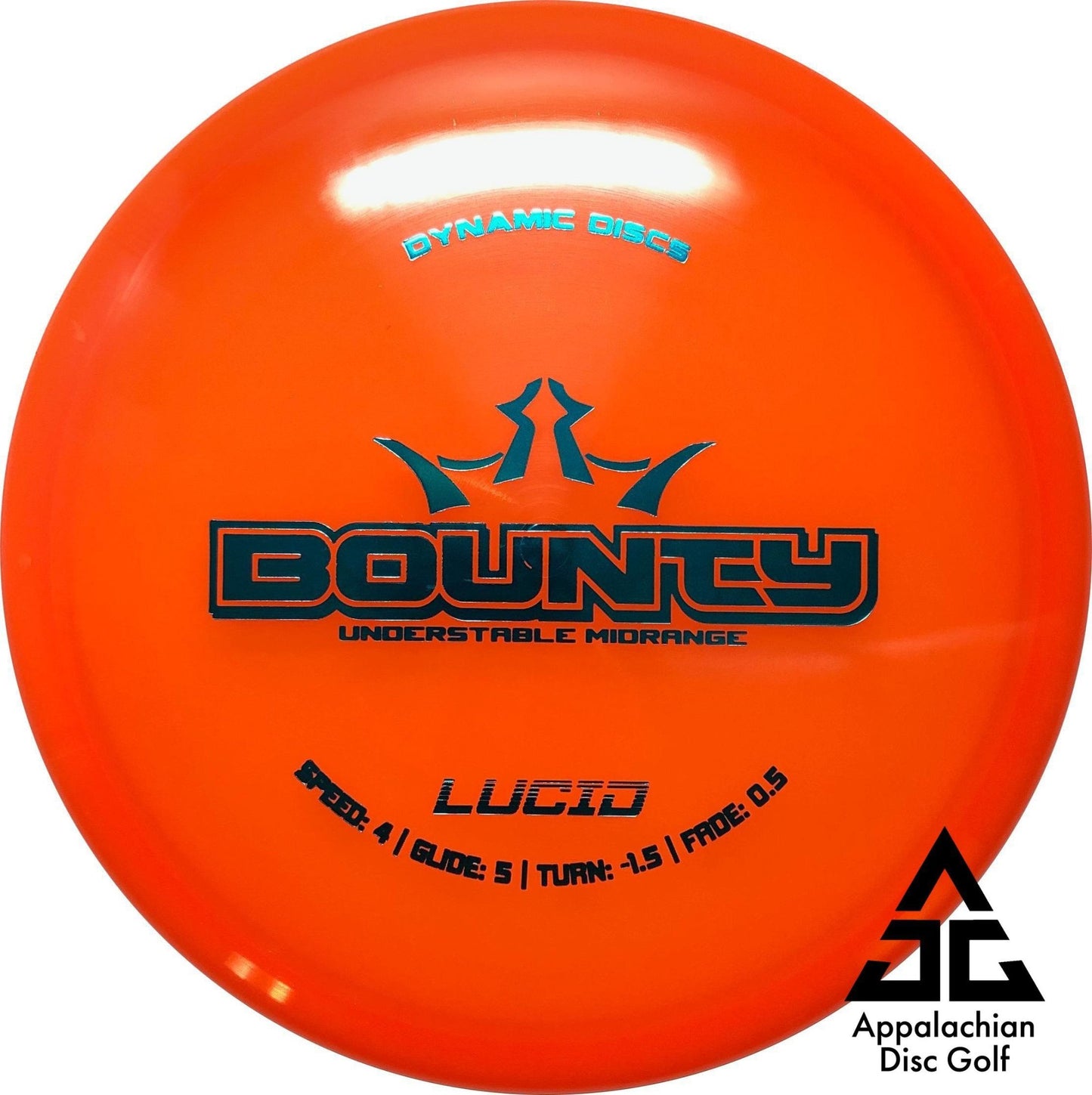 Lucid Bounty Midrange 4|5|-1.5|0.5 - Appalachian Disc Golf