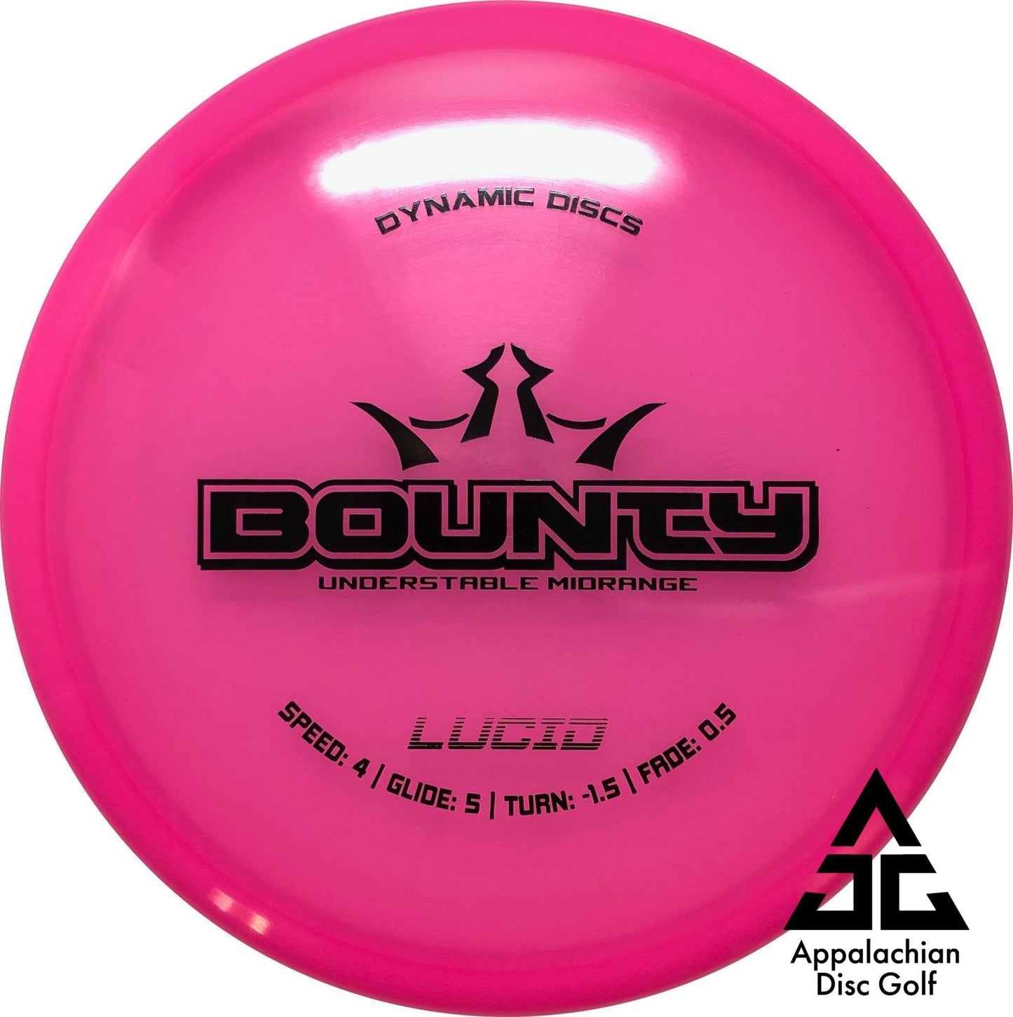 Lucid Bounty Midrange 4|5|-1.5|0.5 - Appalachian Disc Golf