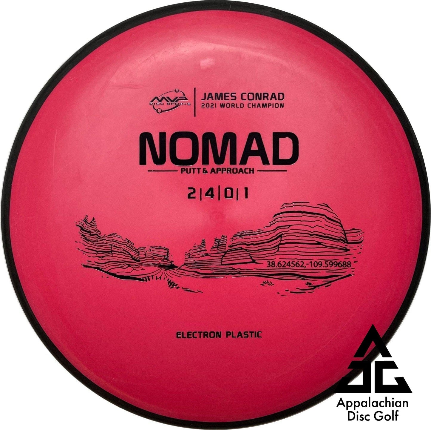 Nomad Electron Putt & Approach 2|4|0|1 James Conrad - Appalachian Disc Golf