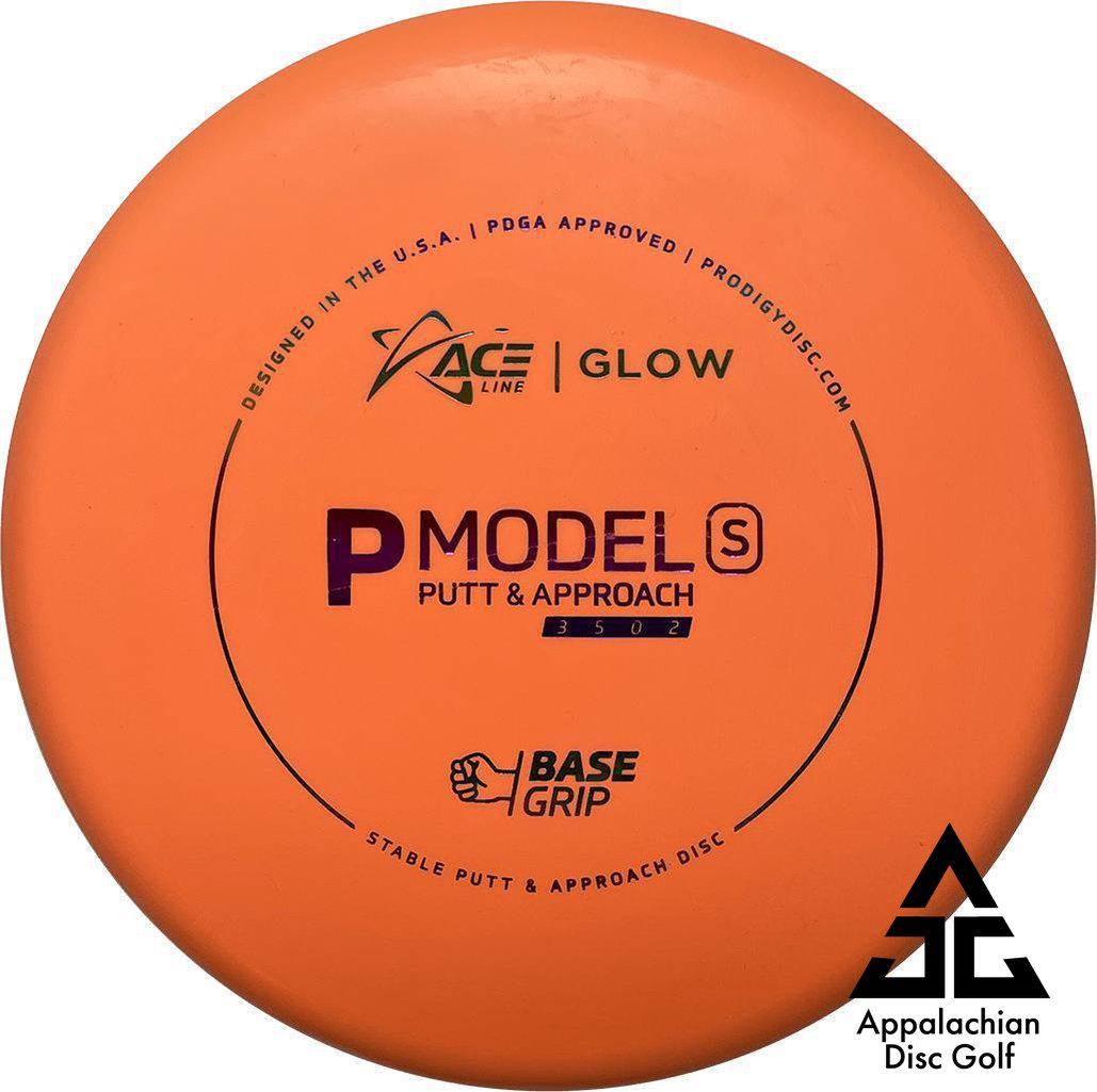 P Model S BaseGrip Glow Putt & Approach 3|5|0|2 Cale Leiviska Bottom Stamp - Appalachian Disc Golf