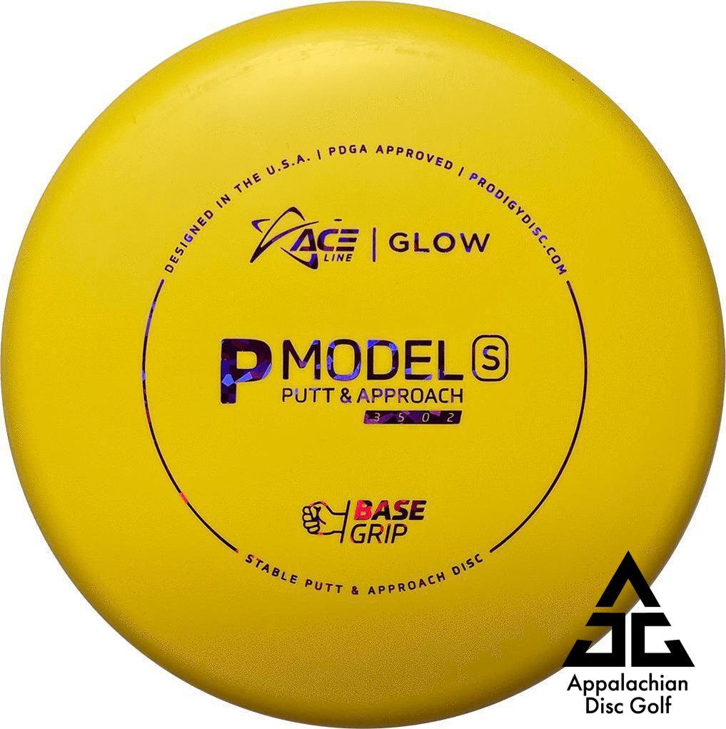 P Model S BaseGrip Glow Putt & Approach 3|5|0|2 Cale Leiviska Bottom Stamp - Appalachian Disc Golf