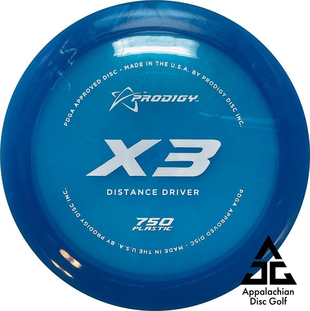 X3 750 Distance Driver 12|5|-1|2 - Appalachian Disc Golf