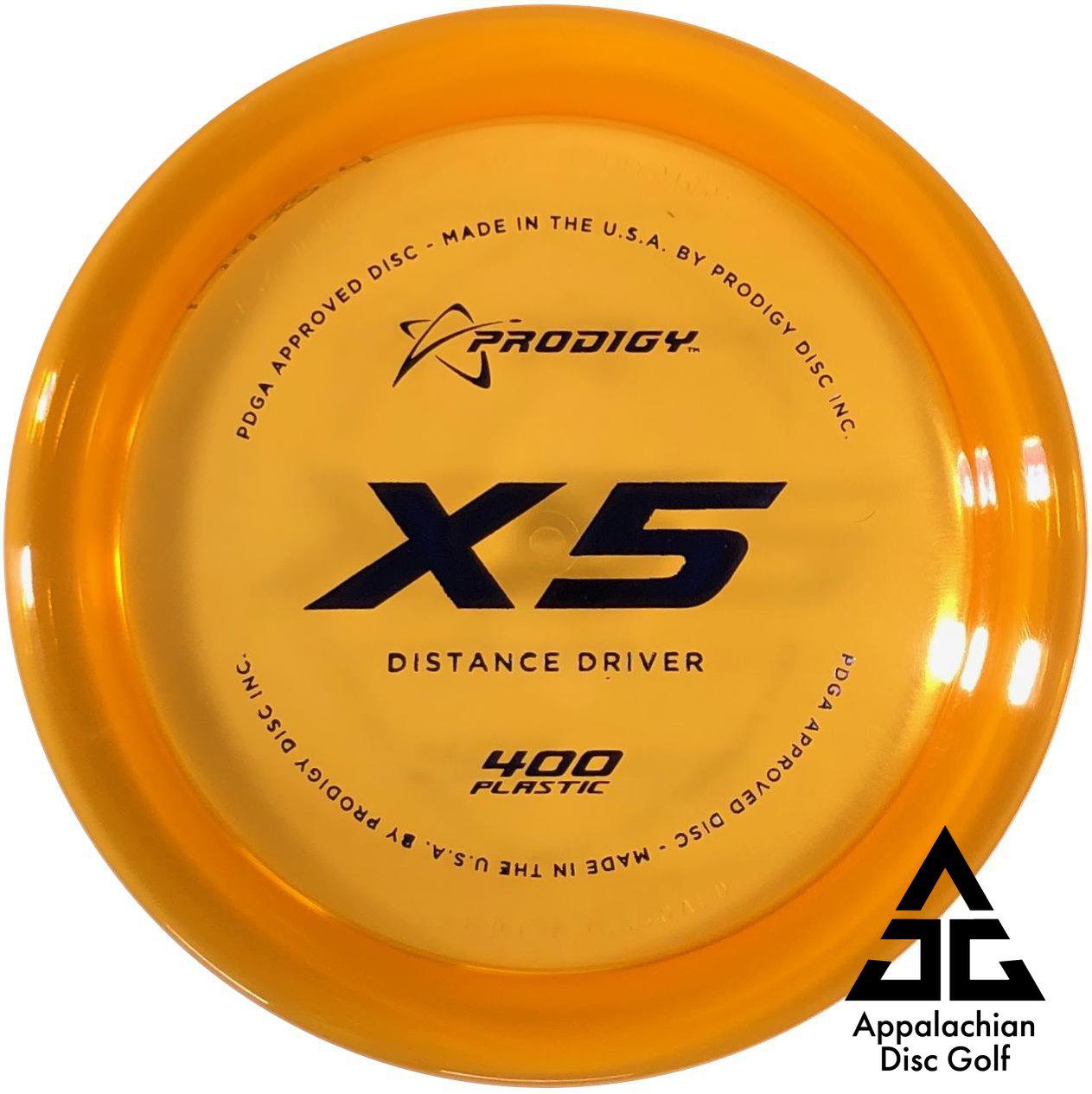 X5 400 Distance Driver 13|5|-4|1 - Appalachian Disc Golf