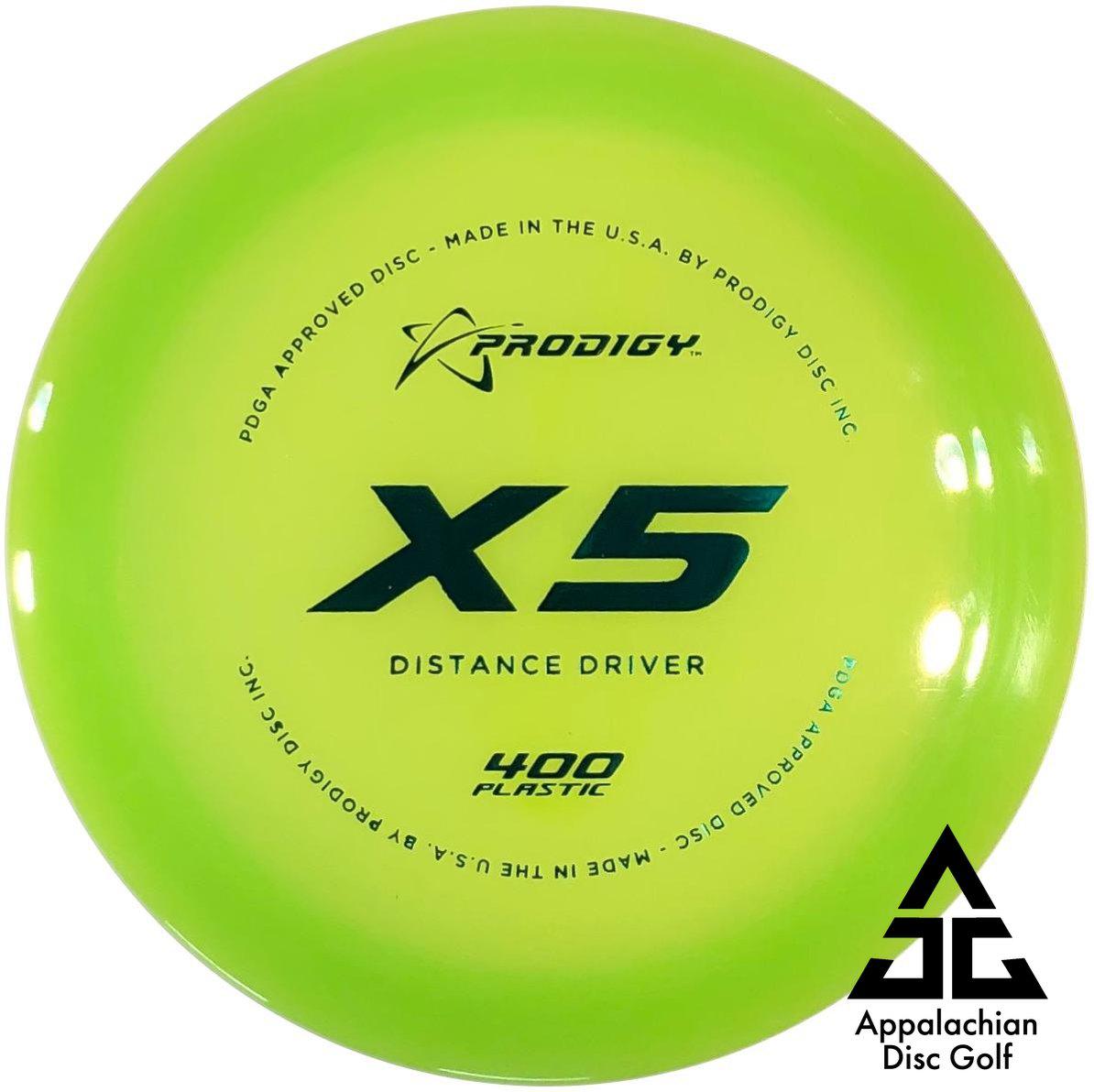 X5 400 Distance Driver 13|5|-4|1 - Appalachian Disc Golf