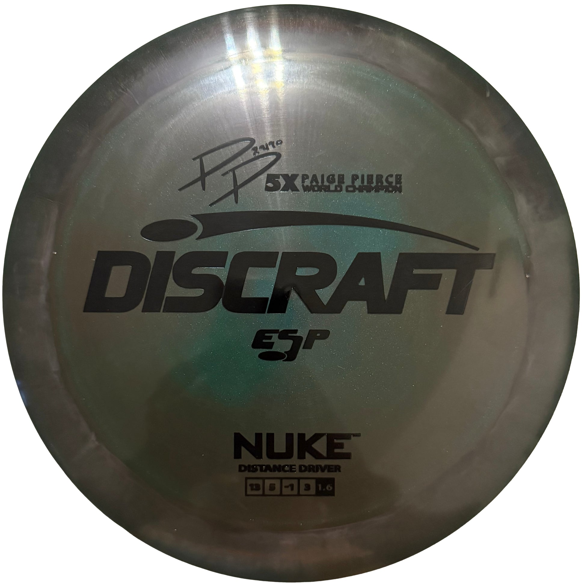 Discraft ESP Nuke Distance Driver 13|5|-1|3 Stability 1.6 Paige Pierce