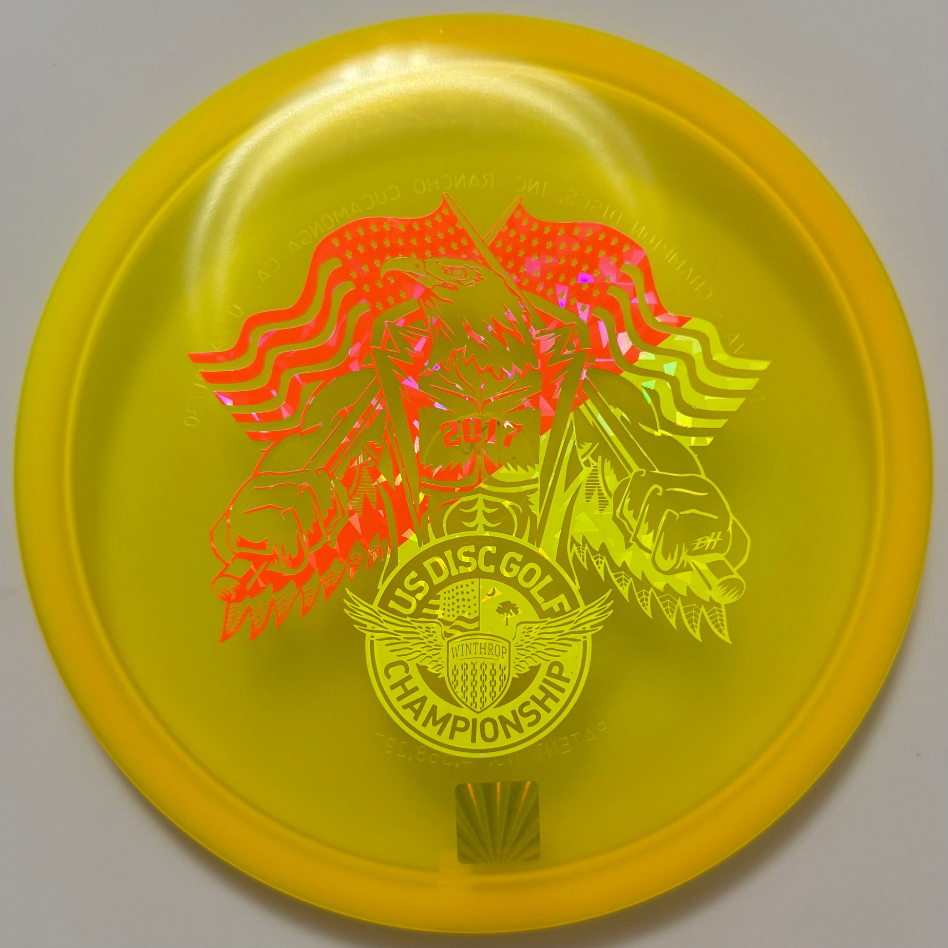 Innova Champion Rancho Roc 182g 2017 USDGC #1003 "Flag-Bearer" 1/1 Benjamin Hopwood