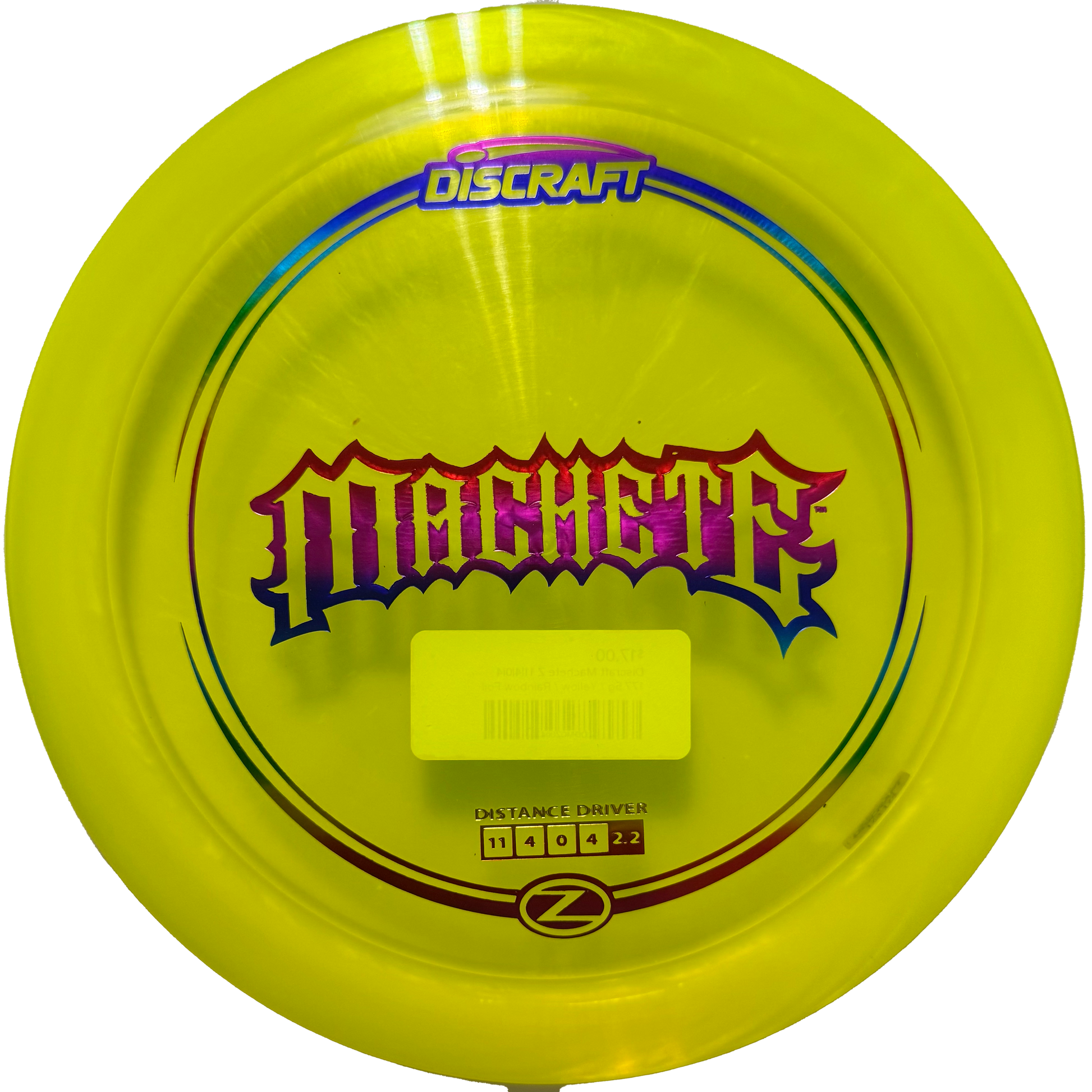 Discraft Z Machete Distance Driver 11|4|0|4