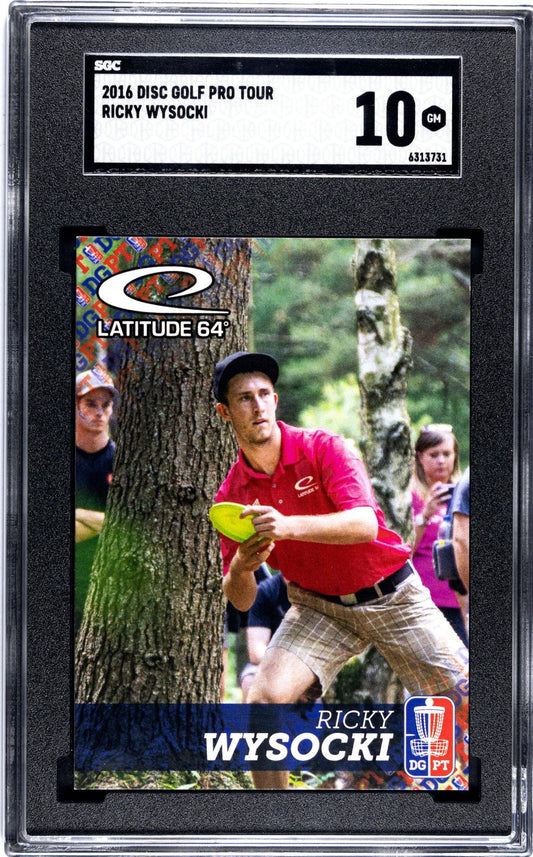 2016 Disc Golf Pro Tour #M1 Ricky Wysocki Rookie SGC 10 GM DGPT - Appalachian Disc Golf