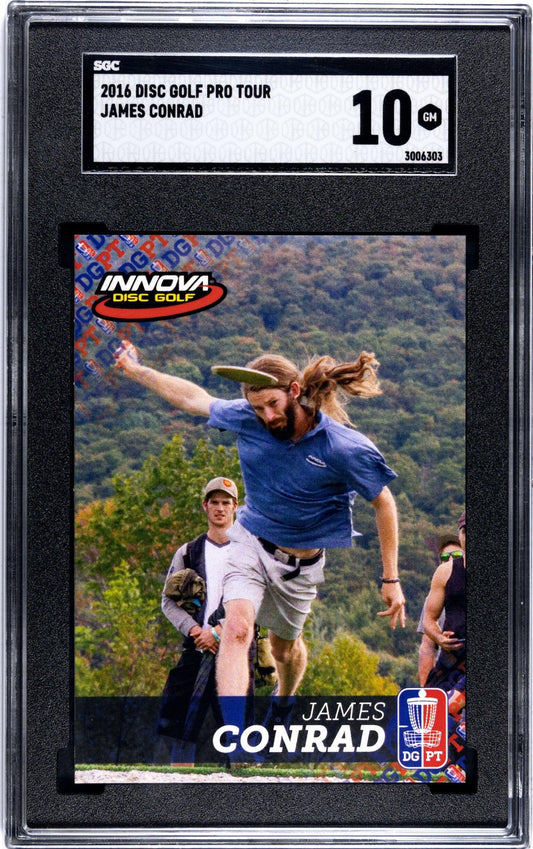 2016 Disc Golf Pro Tour #M6 James Conrad Rookie SGC 10 GM DGPT - Appalachian Disc Golf