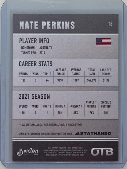 Brixton / OTB Trading Cards 18 Nate Perkins