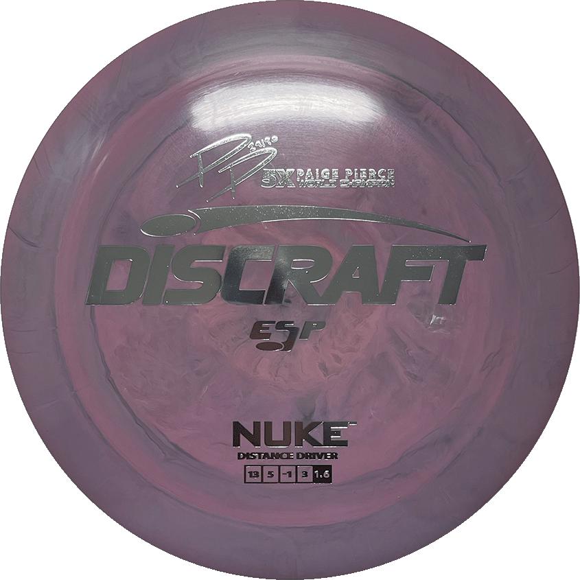 Discraft ESP Nuke Distance Driver 13|5|-1|3 Stability 1.6 Paige Pierce - Appalachian Disc Golf