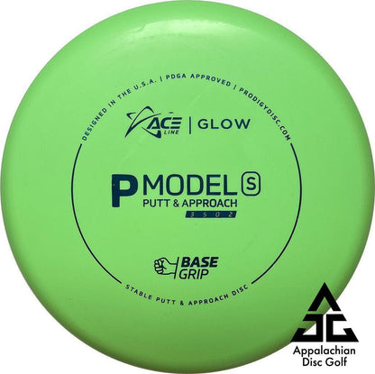 P Model S BaseGrip Glow Putt & Approach 3|5|0|2 Cale Leiviska Bottom Stamp - Appalachian Disc Golf