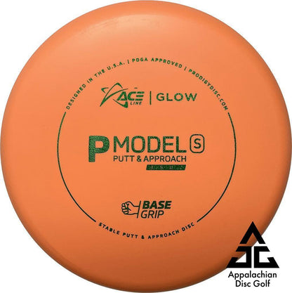 P Model S BaseGrip Glow Putt & Approach 3|5|0|2 Cale Leiviska Bottom Stamp - Appalachian Disc Golf