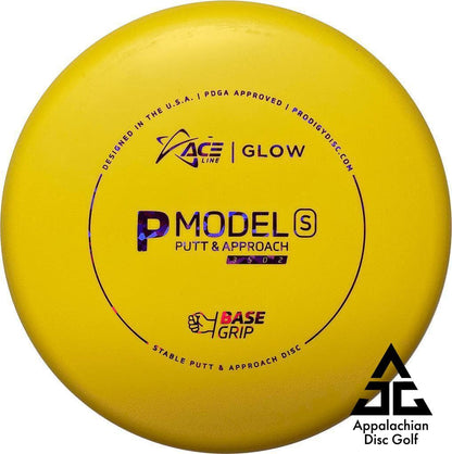 P Model S BaseGrip Glow Putt & Approach 3|5|0|2 Cale Leiviska Bottom Stamp - Appalachian Disc Golf