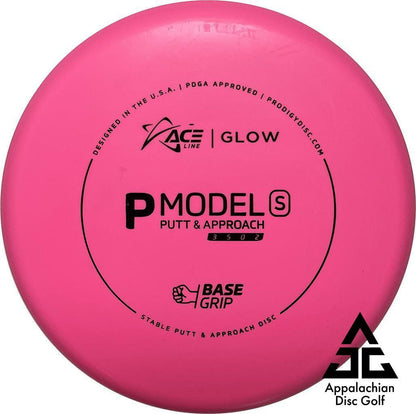 P Model S BaseGrip Glow Putt & Approach 3|5|0|2 Cale Leiviska Bottom Stamp - Appalachian Disc Golf